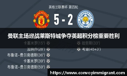 曼联主场迎战莱斯特城争夺英超积分榜重要胜利